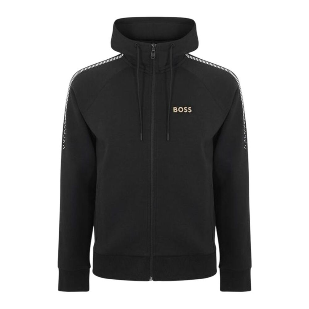 Boss Mens Regular Full Zip Hoodie / Black
